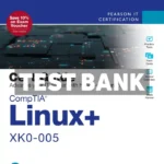 CompTIA Linux+ XK0-005 Cert Guide 1st Edition Brunson Test Bank