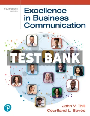 Excellence in Business Communication 14th Edition Thill Test Bank