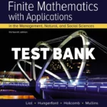 Finite Mathematics with Applications In the Management Natural and Social Sciences 13th Edition Lial Test Bank