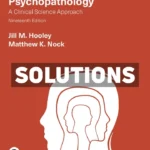Psychopathology 19th Edition Hooley Solutions Manual