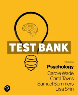 Psychology 14th Edition Wade Test Bank