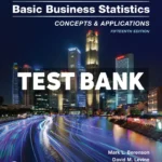 Basic Business Statistics 15th Edition Berenson Test Bank