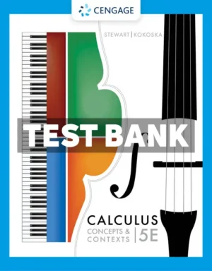 Calculus Concepts and Contexts 5th Edition Stewart Test Bank