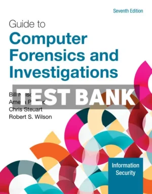 Guide to Computer Forensics and Investigations 7th Edition Nelson Test Bank