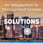 Introduction to Management Science 16th Edition Camm Solutions Manual