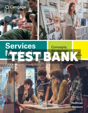 Services Marketing - Concepts Strategies and Cases 6th Edition Hoffman Test Bank