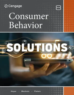 Consumer Behavior 8th Edition Hoyer Solutions Manual