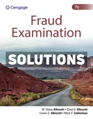 Fraud Examination 7th Edition Albrecht Solutions Manual