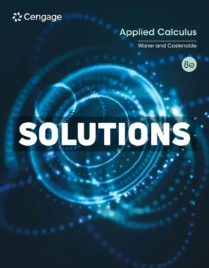 Applied Calculus 8th Edition Waner Solutions Manual