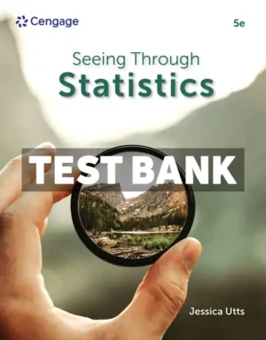Seeing Through Statistics 5th Edition Utts Test Bank