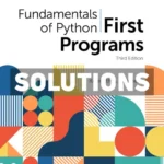 Fundamentals of Python 3rd Edition Lambert Solutions Manual