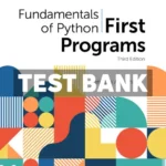 Fundamentals of Python 3rd Edition Lambert Test Bank