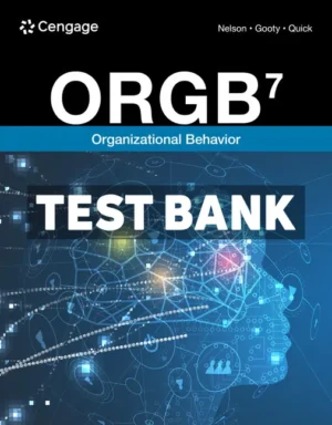 ORGB 7th Edition Nelson Test Bank