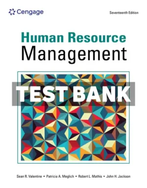 Human Resource Management 17th Edition Valentine Test Bank