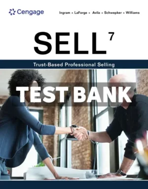 SELL 7th Edition Ingram Test Bank