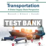 Transportation Global Supply Chain Perspective 10th Edition Novack Test Bank