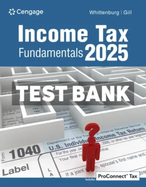 Income Tax Fundamentals 2025 43rd Edition Whittenburg Test Bank