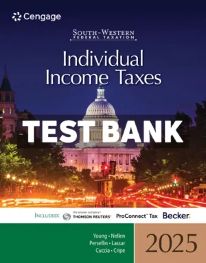 South-Western Federal Taxation 2025 - Individual Income Taxes 48th Edition Young Test Bank