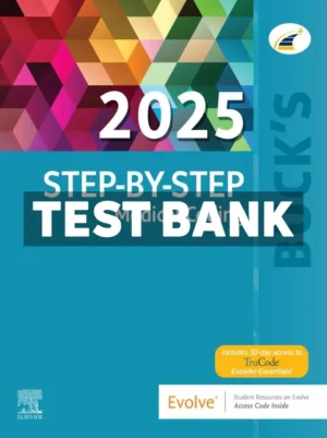 Bucks Step-by-Step Medical Coding, 2025 Edition 1st Edition Elsevier Test Bank