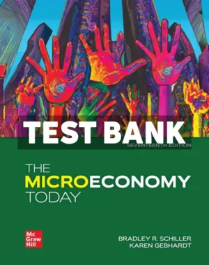 The Microeconomy Today 17th Edition Schiller Test Bank