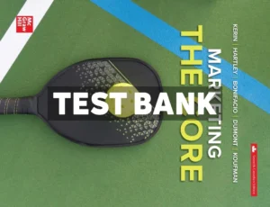Marketing - The Core 7th Canadian Edition Kerin Test Bank