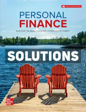 Personal Finance 9th Canadian Edition Kapoor Solutions Manual