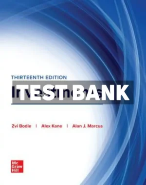 Investments 13th Edition Bodie Test Bank