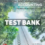 Financial and Managerial Accounting 20th Edition Williams Test Bank