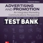Advertising and Promotion - An Integrated Marketing Communications Perspective 13th Edition Belch Test Bank