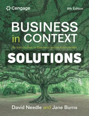Business in Context 8th Edition Needle Solutions Manual