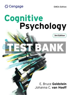 Cognitive Psychology 3rd Edition Goldstein Test Bank