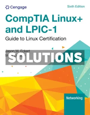 Linux+ and LPIC-1 Guide to Linux Certification 6th Edition Eckert Solutions Manual