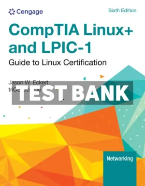 Linux+ and LPIC-1 Guide to Linux Certification 6th Edition Eckert Test Bank