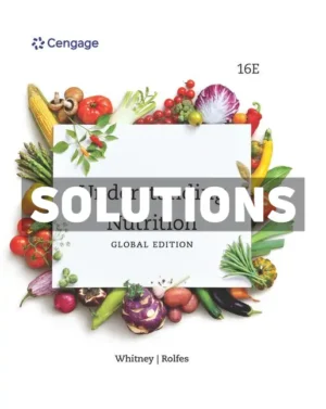 Understanding Nutrition International Edition 16th Edition Whitney Solutions Manual