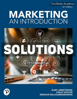 Marketing - An Introduction 16th Armstrong Solutions Manual