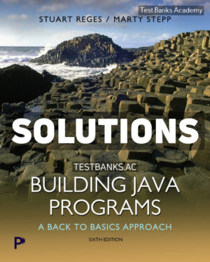 Building Java Programs 6th Reges Solutions Manual