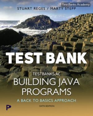 Building Java Programs 6th Reges Test Bank
