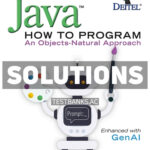 Java How to Program - An Objects - Natural Approach 12th Deitel Solutions Manual