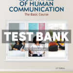 Essentials of Human Communication - The Basic Course 11th DeVito Test Bank