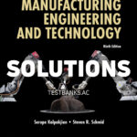 Manufacturing Engineering and Technology 9th Kalpakjian Solutions Manual