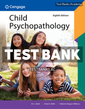 Child Psychopathology 8th Mash Test Bank