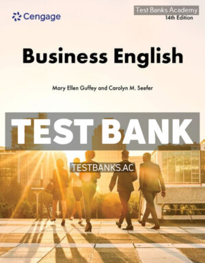 Business English 14th Guffey Test Bank