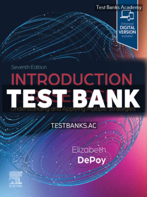 Introduction to Research 7th DePoy Test Bank