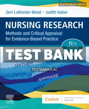 Nursing Research 11th LoBiondo-Wood Test Bank