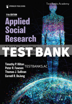 Applied Social Research 11th Hilton Test Bank