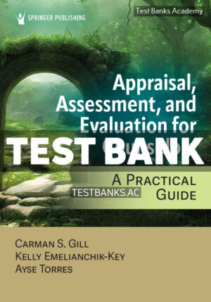 Appraisal Assessment and Evaluation for Counselors 1st Gill Test Bank