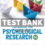 Lab Manual for Psychological Research 5th McBride Test Bank