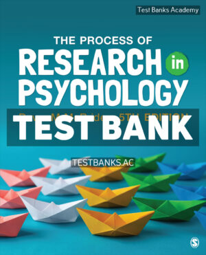 Process of Research in Psychology 5th Mcbride Test Bank