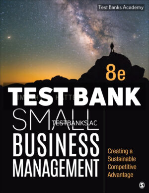 Small Business Management 8th Hatten Test Bank