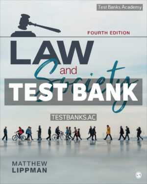 Law and Society 4th Lippman Test Bank